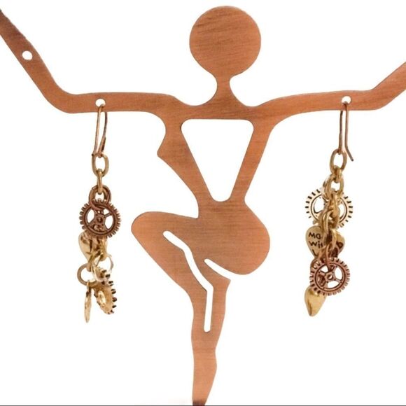NEW Mix Metal Hanging Earrings Steampunk Jewelry - Picture 5 of 5